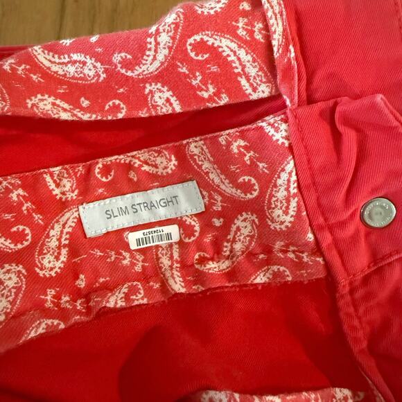 Bonobos Chino Size 30 x 30 Dark Salmon 100% Cotton - Picture 11 of 13